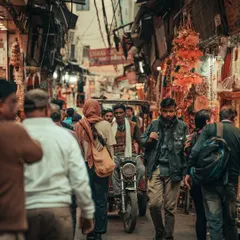 The crowded, narrow lanes of Chandni Chowk. I love the organized chaos of this place, with its layers of people, textures, and history, offering endless opportunities for a street photographer.