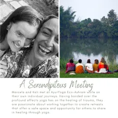 A serendipitous meeting at our ashram led to a powerful collaboration. Teachers Marcela and Kali bonded over the healing effects of yoga and now create retreats that offer a safe space for others to heal and grow.