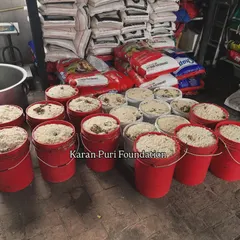 This is what community support looks like. Buckets of food ready for our flood feeding drive, all made possible by people who turned up to help and donate. This is a true community-driven animal welfare movement.