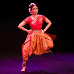 Capturing the fun and affection of *VitthāMāi*, where we explore the deity Vitthala as a mother figure. This piece was commissioned and filmed as a digital work before we began presenting excerpts of it live, and the energy on stage is always incredible.