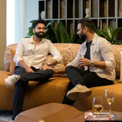 Here we are in the Midas Lounge, a project that perfectly represents our style. It's a space designed for laughter, conversations, and creativity.