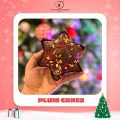 Our star-shaped Christmas plum cake is baked to perfection to celebrate the magic of the season. Each bite is filled with rich, festive flavors that will fill your home with holiday cheer.