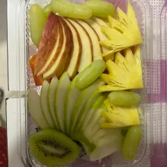 A healthy and refreshing fruit box. We offer these as part of our packed meals or as a standalone option for a light and nutritious snack.