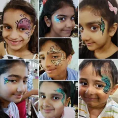 A little paint, a lot of glitter, and so many happy faces! My face painting station is always a hit, turning little ones into butterflies, superheroes, and magical creatures. Seeing these smiles is the best part of my day.