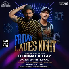 Ladies Nights are a staple in my weekly schedule. This poster is from a Holly-Bolly themed Friday Ladies Night at House of Commons, where I ensure the vibe is fun, safe, and the music is non-stop.