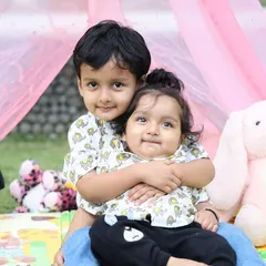 There's nothing sweeter than sibling love. Here are two brothers twinning in our penguin print shirts, showing how our designs can be shared and loved. These moments are what inspire me to create.