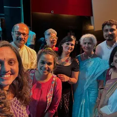 Another happy group picture after the 'Sunny Symphony' concert. The smiles on everyone's faces capture the joy and success of the evening. It truly takes a village to put on a show like this.