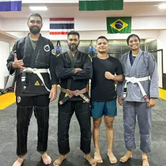Celebrating our students earning their first stripe. Every step on the jiu-jitsu journey is important, and we recognize the hard work it takes to get there.