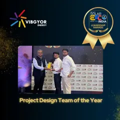 We were also awarded "Project Design Team of the Year" at the Solar EPC Week 2024. This award highlights the creativity, dedication, and technical proficiency of our in-house engineering team in delivering innovative and efficient solar designs.