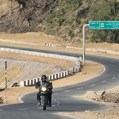 My love for the open road comes through in adventure lifestyle shoots. This shot from a ride in Arunachal Pradesh is perfect for brands focused on travel, gear, and exploration.