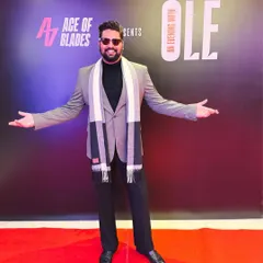 Posing at the event in Mumbai. The tour spanned Bangalore, Mumbai, and Delhi, with each show tailored to create an emotional connection with the football legend.