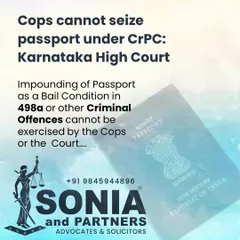 Your freedom to travel is a primary concern, especially when facing a criminal case in India. This ruling is a significant protection for NRIs. I use my knowledge of such precedents to argue against the impounding of your passport, ensuring you are not unfairly restricted while legal proceedings are ongoing.