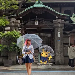 Exploring Tokyo in the rain, and of course, I had to illustrate a little Pikachu to keep me company. This photo illustration brings a bit of the Pokémon world into reality.