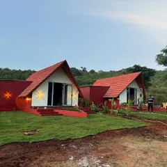 In the wild heart of Bandipur, we had the honor of laying down lawns for these beautiful A-frame villas. The goal was simple: to create a landscape that felt like it belonged, blending seamlessly with the surrounding mountains and fresh air.