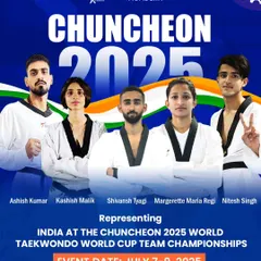 Five of our athletes have been selected to represent India at the World Taekwondo World Cup Team Championships in Chuncheon, Korea. This is a huge honor and a testament to their elite skill.