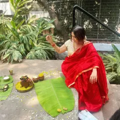 Behind the scenes of our Vishu photoshoot. It takes a lot of care to capture the beauty and essence of the Sadya, a process I enjoy as much as the cooking itself.