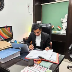 Thorough case preparation is the foundation of a strong legal argument. Here, I am deep into legal research, ensuring every detail is considered for matters like contested divorces and alimony settlements.