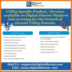 I offer a direct connection to experts in specialized utility services. This graphic outlines the two main categories you can find on our platform: high-level consultancy for grid modernization and distribution reforms, and on-ground fieldwork services like smart meter installation and network maintenance.