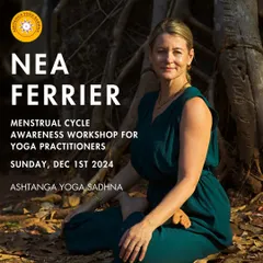 I am honored to host workshops that create a sacred space for women. This session on Menstrual Cycle Awareness, led by the wonderful Nea Ferrier, helps practitioners align their yoga practice with their body's natural rhythms, fostering deep health and spiritual growth.
