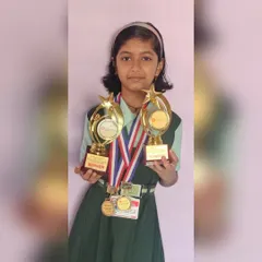 A moment of immense pride for us. Here is Miss Isha Gurjar, who secured the 1st Prize in both Surya Namaskar and Yogasana at the All India Children's Yogasana Championship. Her strength, focus, and graceful discipline are truly inspiring.