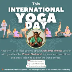 We are committed to bringing you authentic learning experiences. This is from our International Yoga Day masterclass with Prasad Bhatdundi, a seasoned Ashtanga Vinyasa teacher. Hosting guest experts allows our community to learn from some of the most inspiring guides in the world of yoga.