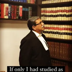 A moment of humor in my library. The amount of reading and research required for every single case never ceases, a discipline I wish I had discovered much earlier in life.