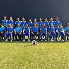 A historic moment. Our U-19 women's team stands together as Karnataka champions, a testament to their hard work and our academy's commitment.