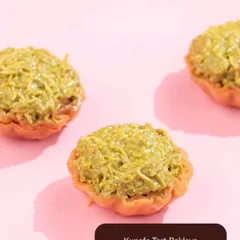 A different take on a classic, these are my Kunafa Tart Baklavas. They combine the crispy, cheesy goodness of kunafa with the delicate, flaky pastry of baklava in a perfect bite-sized tart.