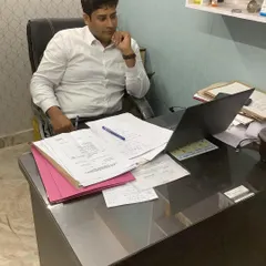 A moment of reflection while working on a complex civil litigation matter. Finding the right legal strategy requires deep thought and careful consideration of all facts.