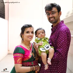 A beautiful family portrait taken during a traditional function. We ensure everyone looks their best while capturing the warmth and unity of the family.