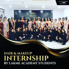 A group photo of our proud students with the contestants of Miss Icon India 2023. This internship provided them with invaluable experience in a fast-paced, professional pageant environment.