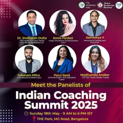 I was proud to be a panelist at the Indian Coaching Summit 2025. This event brought together top coaches to discuss the latest trends and strategies in the personal and professional development industry.