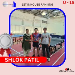Well done, Shlok Patil, for securing the silver medal in the U-15 category. A remarkable display of skill and resilience.