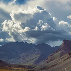 The scale of Spiti Valley is something else. This shot captures the dramatic clouds rolling over the vast, rugged landscape. My travel photography aims to bring you right into these immense, powerful environments.