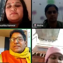 A screenshot from a recent online workshop. My team and I connect with students from all over, creating an interactive learning environment where everyone can participate and ask questions.