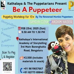 We were thrilled to host the renowned Mumbai puppeteers, 'The Puppetarians,' for a workshop at Kathalaya. Learning to make and use puppets is a wonderful way to bring stories to life kinesthetically.