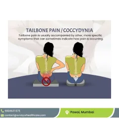 Tailbone pain, or Coccydynia, can be debilitating. Our physiotherapy and Ayurvedic treatments are designed to reduce inflammation and correct postural issues that contribute to this specific type of lower back pain.
