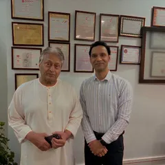 It was an honor to welcome the legendary Sarod maestro, Ustad Amjad Ali Khan, to our clinic. We are proud to provide our services to artists who rely on their physical well-being to create and perform.