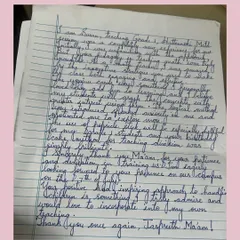 This handwritten letter from a teacher I trained is incredibly special. It speaks to the impact of my play-based approach and how it can inspire educators to bring more joy and creativity into their own teaching. Empowering teachers is at the heart of my mission.