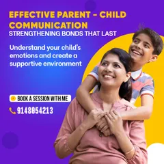 Effective parent-child communication is the key to a lasting bond. I can help you create a supportive environment where you can understand your child's emotions and strengthen your connection.
