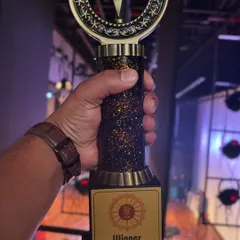 A close-up of the 'Winner for Cultural Expression' award. This recognition highlights my ability to create authentic and impactful cultural performances for any event.