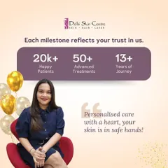 Each milestone reflects your trust in us. With over 20,000 happy patients, 50+ advanced treatments, and a journey of over 13 years, I am proud to offer personalized care with a heart. Your skin and hair are in safe hands.
