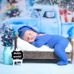 Welcoming a precious newborn to the world. In my studio, I create cozy and safe setups with soft props to capture these peaceful, sleepy moments you will cherish forever.