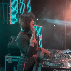 Hyping up the crowd during my set at the Hyatt Centric in Bangalore. Interacting with the audience is a huge part of my performance, making sure everyone feels connected to the music.