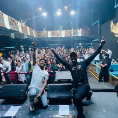 On stage with Zaeden at F Superclub for a massive New Year's Eve party. The energy from this crowd was insane, and sharing the console with such a talented artist made it a night to remember.
