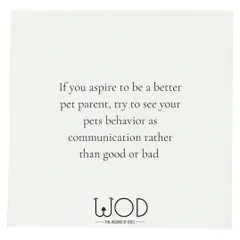 If you want to be a better pet parent, try seeing your dog's behavior as communication rather than simply "good" or "bad." Every action serves a purpose. My job is to help you figure out the 'why' behind the behavior so we can address the underlying need.