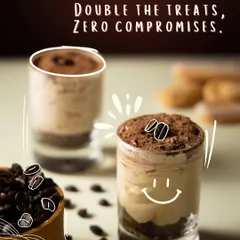 Double the treats, zero compromises. My tiramisu dessert cups are perfect for when you need a sweet pick-me-up.