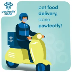 Pet food delivery, done pawfectly! I make sure your pet's fresh meals reach you on time, every time.