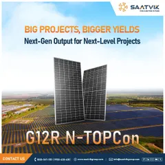 For large-scale projects, bigger yields are everything. Our G12R N-TOPCon modules are engineered for next-level output, making them the perfect choice for utility-scale solar farms and large industrial installations.
