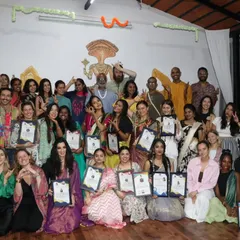 This is our community. A joyful moment capturing the diverse group of students who have just completed their 200 and 300-hour teacher training. Earning this certificate is the beginning of a new chapter, and I am honored to be a part of their journey.